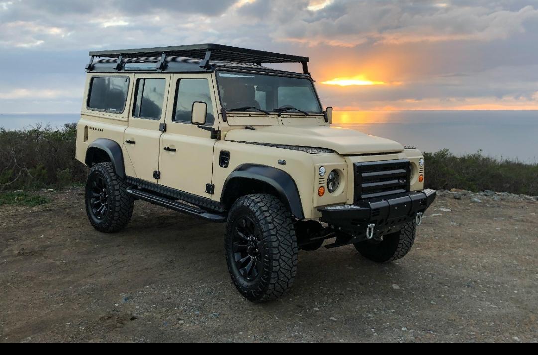Land Rover après restauration de carrosserie